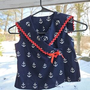 Handmade Girl's Sailor Top